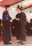 Receiving Diploma 