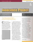The Innocence Quarterly [Winter 2008] by Northern California Innocence Project